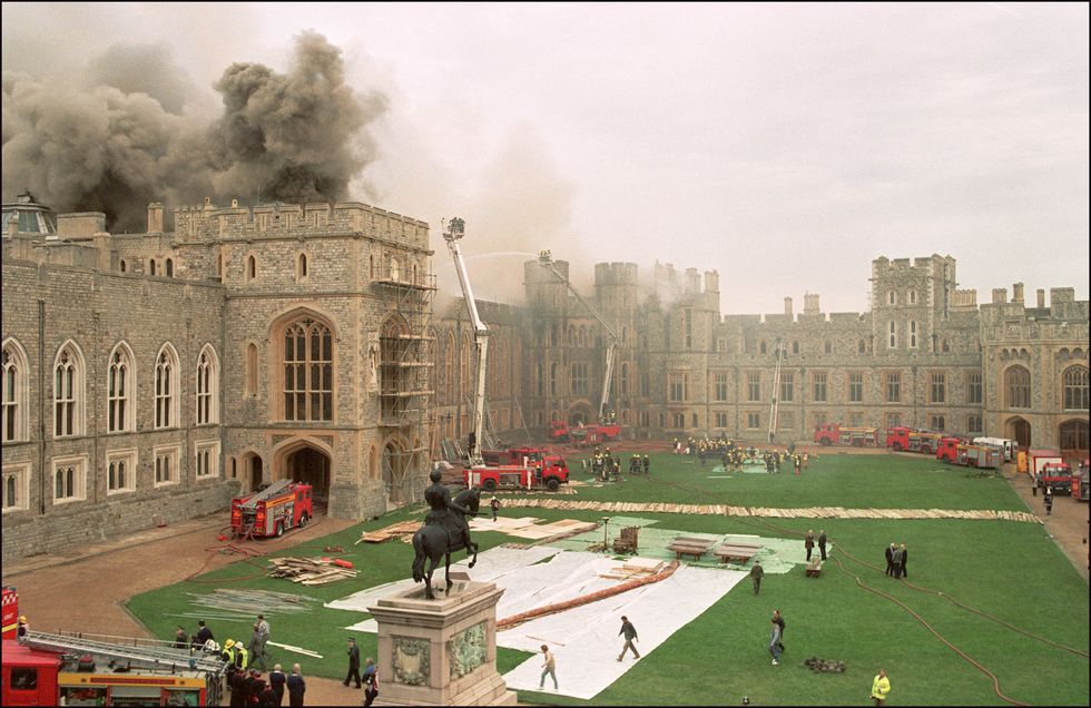 windsor castle firefighters