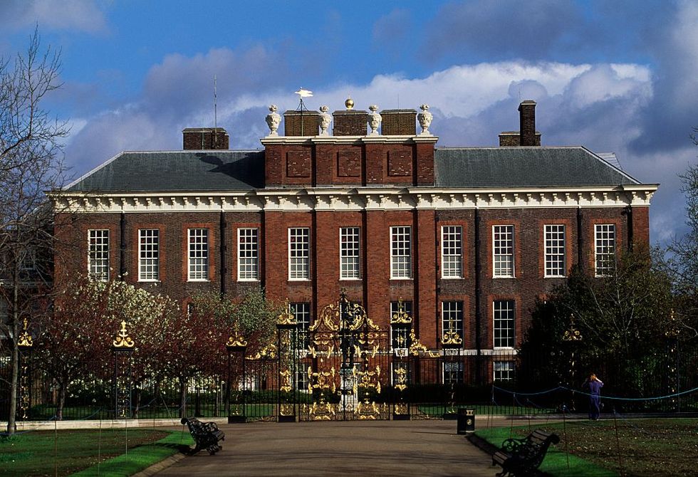 kensington palace southern facade london, england