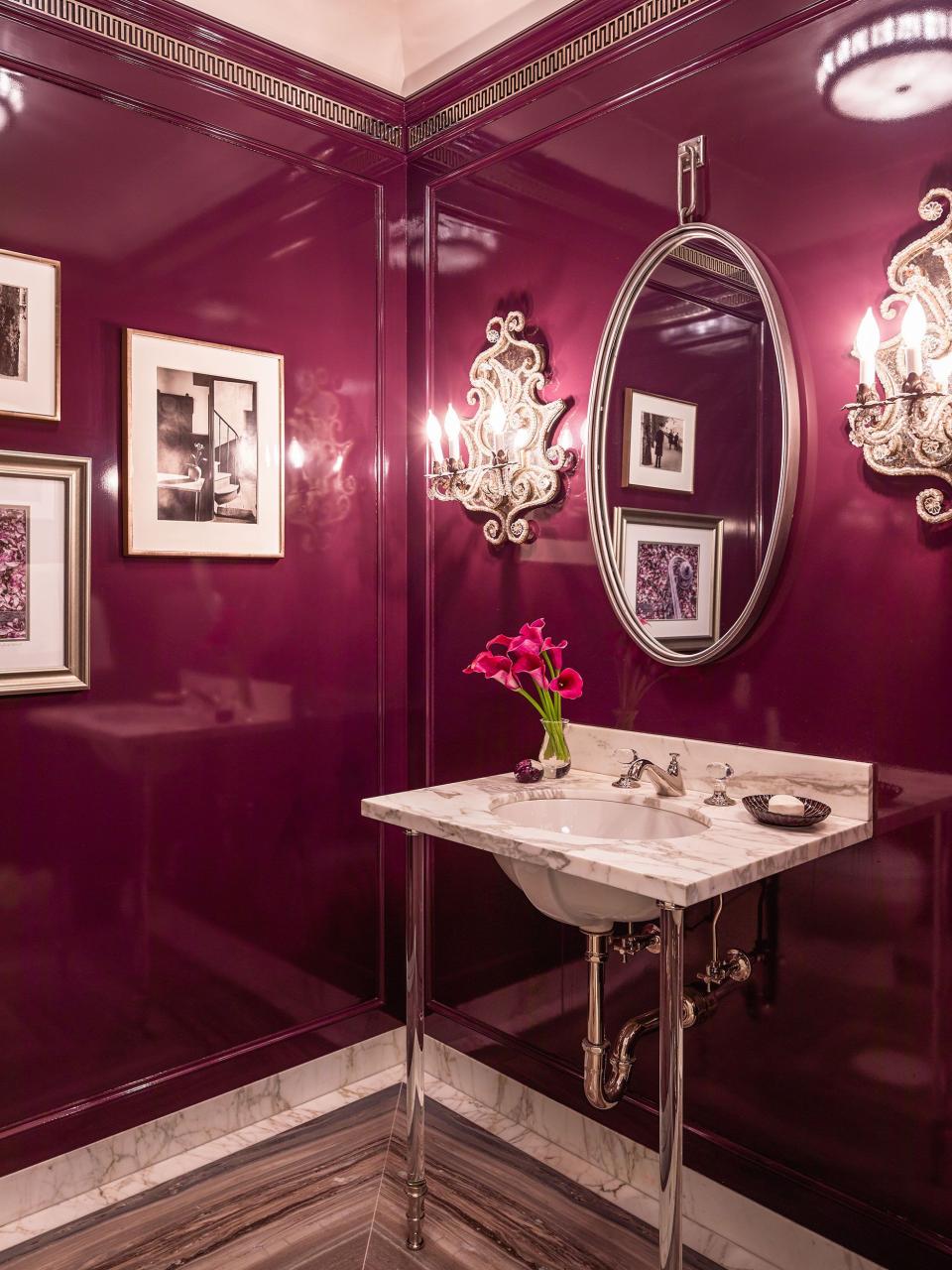 a bathroom with a mirror and a sink