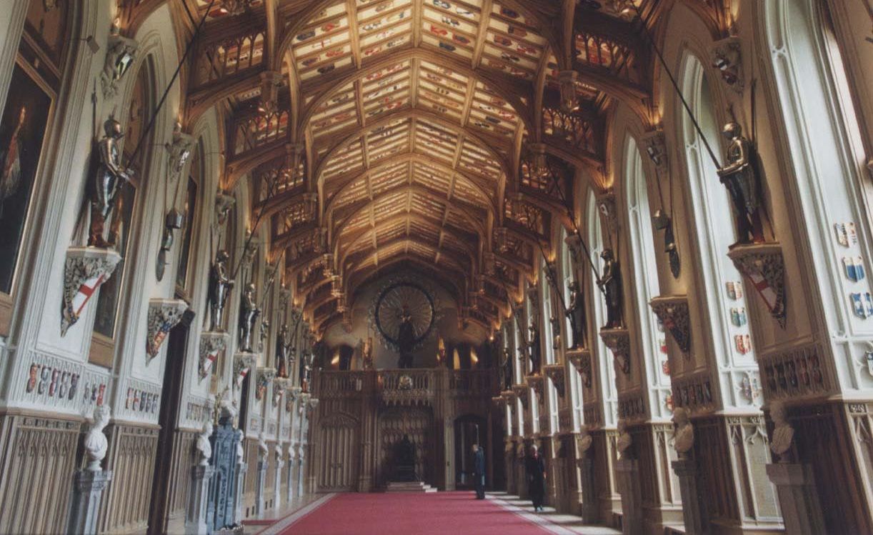 buildings and landmarks, restored windsor castle in berkshire