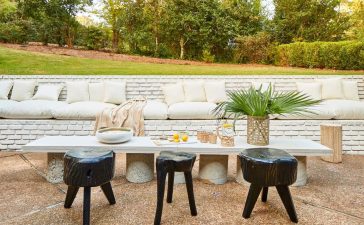 Furniture, Table, Chair, Coffee table, Outdoor table, Room, Interior design, Patio, Outdoor furniture, Backyard,